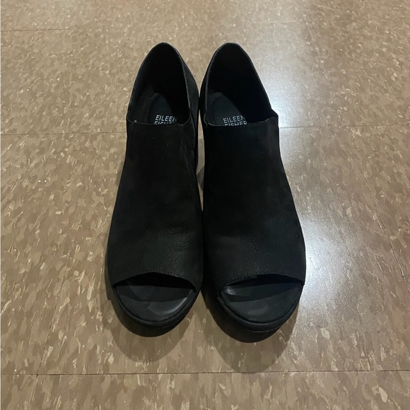 Eileen Fisher Milton Peep Toe Sandal - Picture 4 of 8